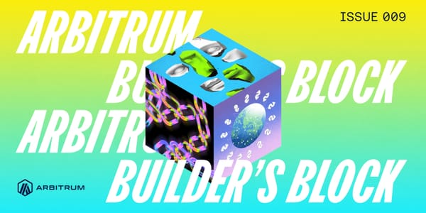 Builder's Block #009 - Open House 2026 Locations & ArbOS Dia Upgrade